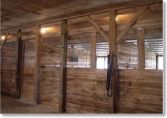 Horse stalls